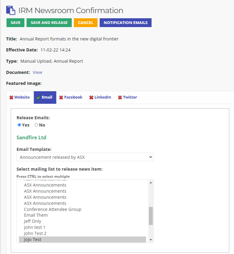 Distribution Channel